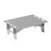 Mini Camping Table Outdoor Folding Table Aluminum Alloy Portable Desk Foldable Camp Table with Storage Bag for Beach Hiking Garden