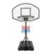 Portable Poolside Basketball Hoop Swimming Pool 3.1ft to 4.7ft Height-Adjustable Basketball System Goal Stand for Kids