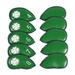 10Pcs Golf Iron Headcovers Premium PU Leather Golf Club Covers Head Protection Golf Club Head Cover Golf Iron Covers Set Fit All Brands