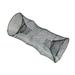 Foldable bait cast Foldable Bait Cast Mesh Trap Net Portable Fishing Landing Net Shrimp Cage for Fish Lobster Prawn Minnow Crayfish Crab with Hand Rope Floating Circle