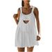 Women s Tennis Dress Casual Summer Cut Out Dresses with Built in Bra and Shorts Athletic Dress Workout Outfits