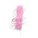 Girls Slap Bracelet Plush Feather Patting Hair Supplies Wristband Buckle for Women Wrist Decoration Children Pink