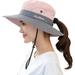 Women s Ponytail Sun Hat UV Protection Collapsible Mesh Wide Brim Beach Fishing Hat Women s UV Protection Wide Brim Sun Hats - Cooling Mesh Ponytail Hole Cap Collapsible Travel Outdoor Fishing Hat