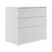 Homestock African Artifacts 608603 3-Drawer Storage and Filing Cabinet White