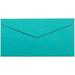 monarch colored envelopes - 3 7/8 x 7 1/2 - sea blue recycled - 100/pack