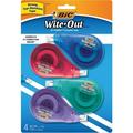 BIC BIC Wite-Out EZ CORRECT Correction Tape - 0.20 Width x 39.90 ft Length - White Tape - 4 / Pack - White