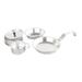 5 Piece Aluminum Mess Kit Includes 8 OZ Cup 7 Fry Pan 16 OZ Pot W Each