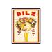 Poster Master Vintage Bilz Poster - Retro Bilz Tropical Fruit Soda Print - Food & Drink Art - Gift for Him Her Bartender - Fun Wall Decor for Kitchen Bar Restaurant - 8x10 UNFRAMED Wall Art