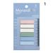 60/120/200pcs Stationery Novelty Office Supplies Bookmark Tab Strip Label Memo Pad Paster Sticker Sticky Notes Loose-leaf 1