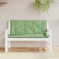 Suzicca Garden Bench Cushions 2pcs Pattern 47.2 x19.7 x2.8 Fabric