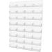 Hanging Business Card Holder With Hardware 32 Pocket Multi Slot Holds 3.5 X 2 Cards Wall Mount Rack Space Saver Organizer Appointment Cards Display Variety Of Businesses