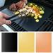 Fairnull 3Pcs Grill Mat Non-Stick Reusable BBQ Grilling Pads Easy to Clean Foldable 40x33cm Barbecue Mat for Outdoor Picnic
