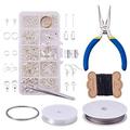 Diy Crafts Ct-Diy-Hi-57883 Jewelry Making Kit Jewelry Findings Starter Kit Jewelry Beading Making And Repair Tools Kit 3 Jewelry Making Kit (Multicolor)