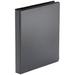 UNV20961 Economy 1 In. Capacity 11 In. X 8.5 In. Round 3-Ring View Binder - Black