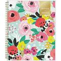 Day Designer For 2023-2024 Academic Year Weekly And Monthly Planner 8.5 X 11 Frosted Cover Wirebound Secret Garden Mint (137896-A24)