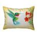 Betsy Drake 11 x 14 in. Dicks Hummingbird Non-Corded Indoor & Outdoor Pillow