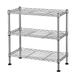 3-Tier UltraZinc Cabinet Organizer Wire Shelf Organizer Unit Shelving for Cabinets Bath Kitchen Countertop