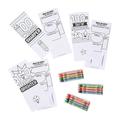Color Your Own 100th Day Cards with Crayons for 24