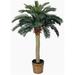 Nearly Natural 4 ft. Sago Silk Palm Tree - Green 4 Feet