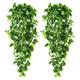 Wefuesd Artificial Outdoor Indoor Hanging Baskets) 2Pcs Decoration (No Plants For Wall Home Decor Garden Decor Wall Decor Home Decor