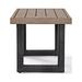 HomeStock Island Interiors Outdoor Wicker Side Table Brown