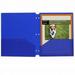 C-Line Products Two-Pocket Heavyweight Poly Portfolio Folder- Blue - Box - 25