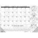 House of Doolittle Academic Doodle Monthly Desk Pad Calendar - Black & White - 22in. x 17in.