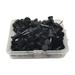 Elegant and Creative: Black Wood Push Pins for Office and Home DÃ©cor - Easy to Install and Use - 100pcs