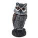 Owl Decoy Plastic Shake Head Owl Decoy To Scare Birds Away Scarecrow Fake Owl Outdoor Garden Decoration