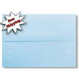 Blue Pastel 100 Boxed A7 Envelopes for 5 X 7 Invitations Announcements from The Envelope Gallery
