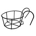 Balcony Flower Rack Hanging Iron Wire Rack Flower Pot Shelf Plant Stand Planters Pot for Railing & Fence - indoor and outdoor Use