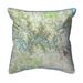 Betsy Drake 22 x 22 in. Tims Ford Lake TN Nautical Map Extra Large Zippered Indoor & Outdoor Pillow