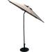 patio shade umbrella with tilt (beige)