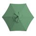qucoqpe Patio Umbrella Replacement Canopy 6.4 Ft 6 Ribs Replacement Umbrella Canopy Outdoor Umbrella Replacement (Canopy Only)