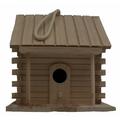 Wooden Birdhouse Feeder for Hanging Outside Garden or Patio Natural Finish #12