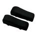 2x Memory Foam Armrest Pads Removable Cover Washable Chair Armrest Cushions Arm Rest for Computer Chair Black
