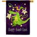 Breeze Decor Mardi Gras Alligator House Flag Spring 28 x 40 in. Double-Sided Decorative Vertical Flags for Decoration Banner Garden Yard Gift