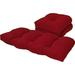 Outdoor 3 Piece Cushion Set (Chili Pepper) 3 Piece Set