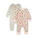 Modern Moments by Gerber Baby Boy or Girl Unisex Waffle Romper 2-Pack Sizes 0/3M-24 Months