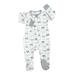 YDOJG Toddler Boys Girls Pajamas Baby Footed Non-Slip Zip Pajamas Front One-Piece Pajamas Cartoon Romper Romper Jumpsuit For 0-3 Months