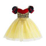 Snow White Costume for Girls Princess Dress Up Family Party Halloween Costume