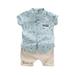 BJUTIR Baby Boys Casual Outfit Sets Toddler Kids Casual Print Short Sleeve Tops Shorts Outfits Set