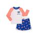 Wonder Nation Toddler Boys Long Sleeve Rashguard Set 2-Piece