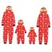 Morttic Christmas Pajamas for Family Matching Set Hoodie Pajamas Reindeer Jumpsuit Romper Holiday Pjs Hooded Sleepwear