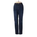 Madewell Jeans - Low Rise Straight Leg Denim: Blue Bottoms - Women's Size 27 - Sandwash