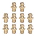 Uxcell Brass Straight Hydraulic Grease Fitting M6 x 1mm Thread 20 Pack