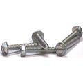 1/4-20 x 1 1/4 Trilobe Thread Forming Screws for Metal / Slotted / Hex Washer Head / Steel / Zinc - 2000 Piece Carton