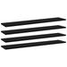 moobody 4 Piece Bookshelf Boards Chipboard Replacement Panels Storage Units Organizer Display Shelves Black for Bookcase Storage Cabinet 39.4 x 7.9 x 0.6 Inches (W x D x H)