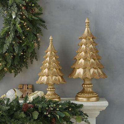 Snow Glitter Decorative Tree - 18