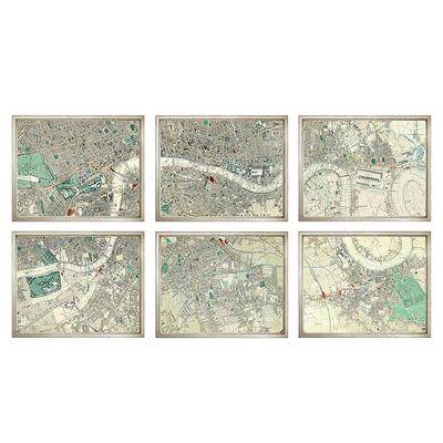 Maps of London - Set of Six - Frontgate